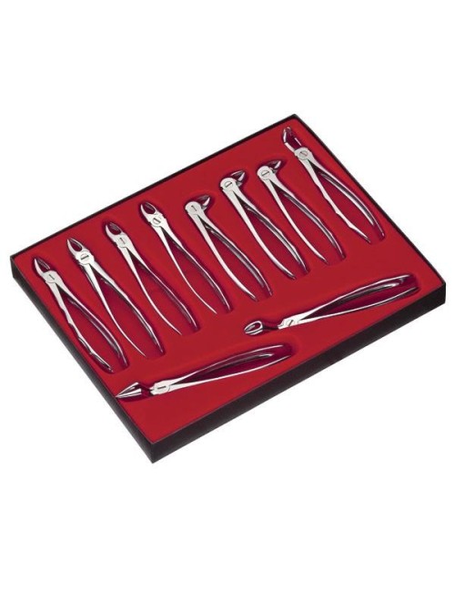 JUEGO 10 FORCEPS LS100