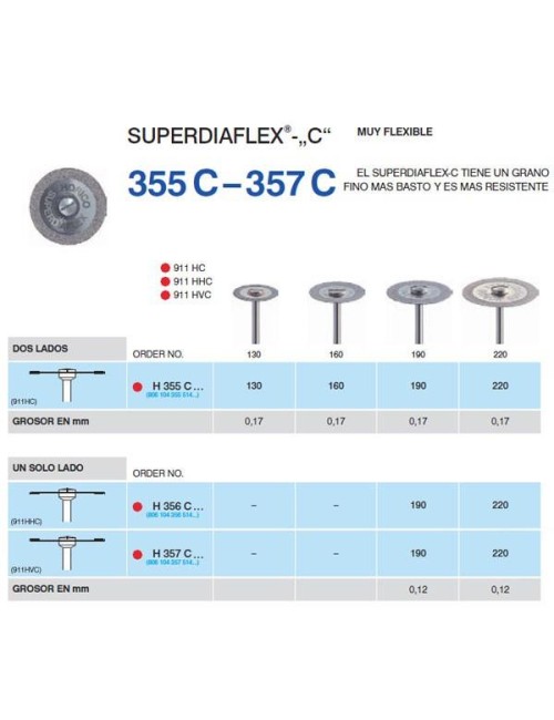 DISCO HORICO H355 C220...