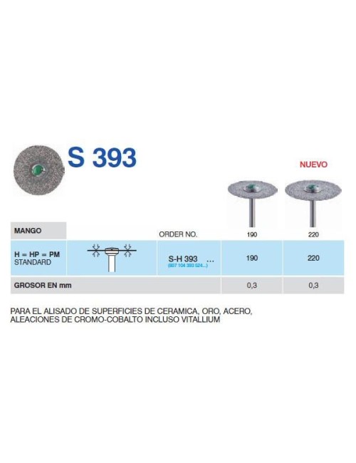 DISCO DIAMANTE MACIZO...