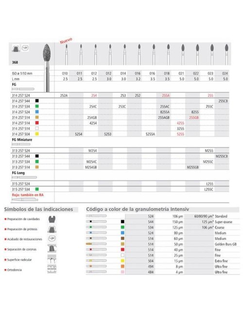 FRESA DIAMANTE FG G.MEDIO,...