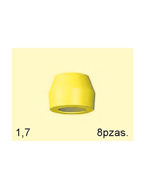 HEMBRAS OC 1.7 AMARILLAS 8u