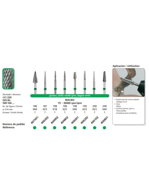 FRESA TUNGSTENO DIADUR...