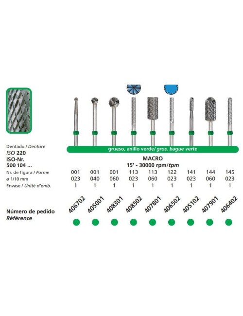 FRESA TUNGSTENO DIADUR...