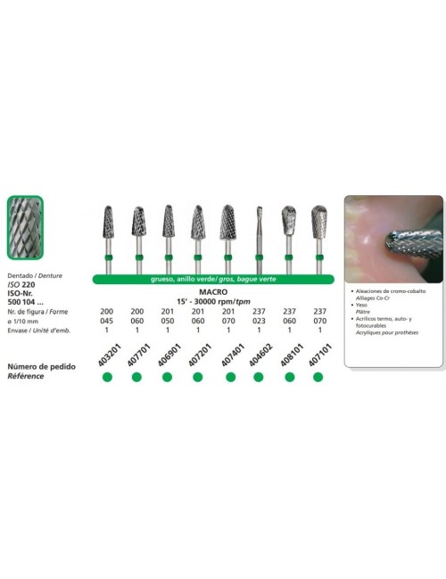 DIADUR MACRO carbide cutter