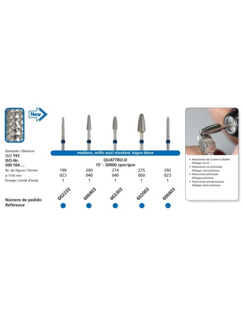 DIADUR QUATTRO-D carbide...
