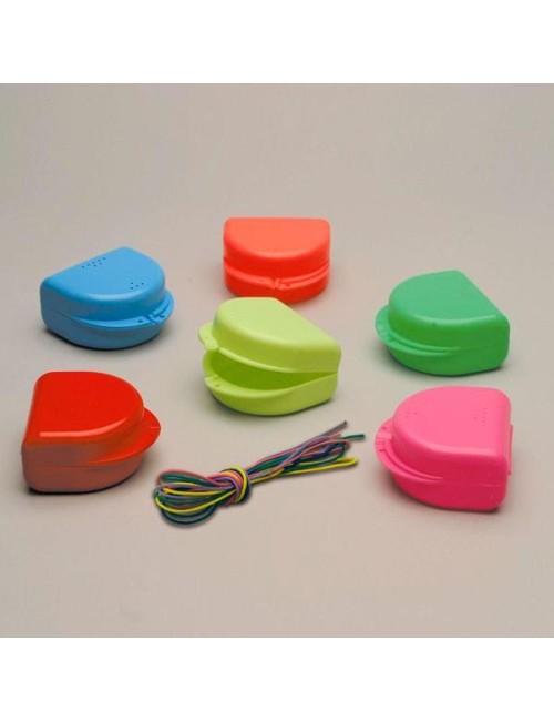 CAJA PARA PROTESIS COLOR ROSA