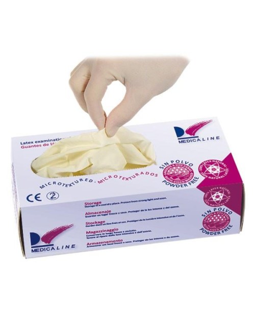 GUANTES MEDICALINE LATEX...