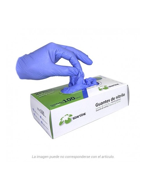 GUANTES NITRILO VIOLETA...
